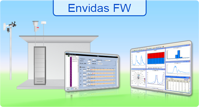 <h3>Envidas For Windows</h3>Envidas for Windows, a trademark of Envitech Europe, is environmental data acquisition system includes a set of software programs designed to perform data management and air monitoring for AQM/CEM system.
