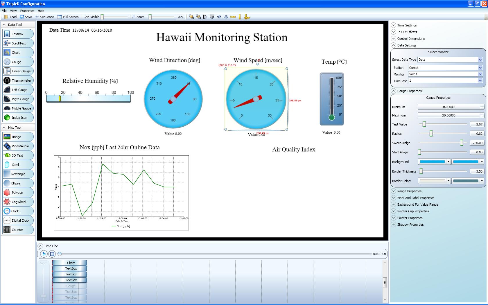 Envitech Europe Triple-D Example for a clip's capture while it is configured by the "Public Display Configuration" application